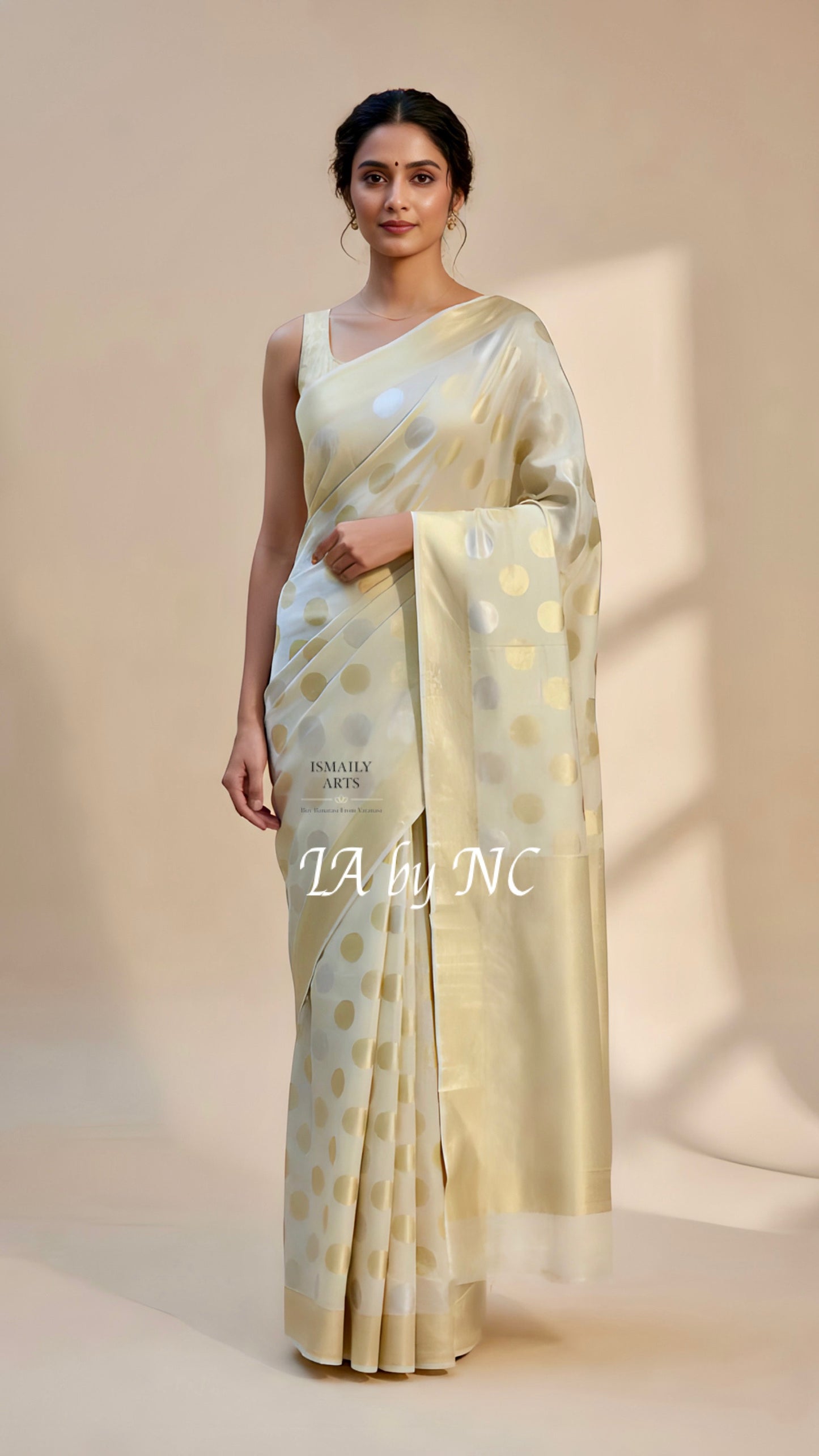 White Banarasi Pure Munga Silk Saree