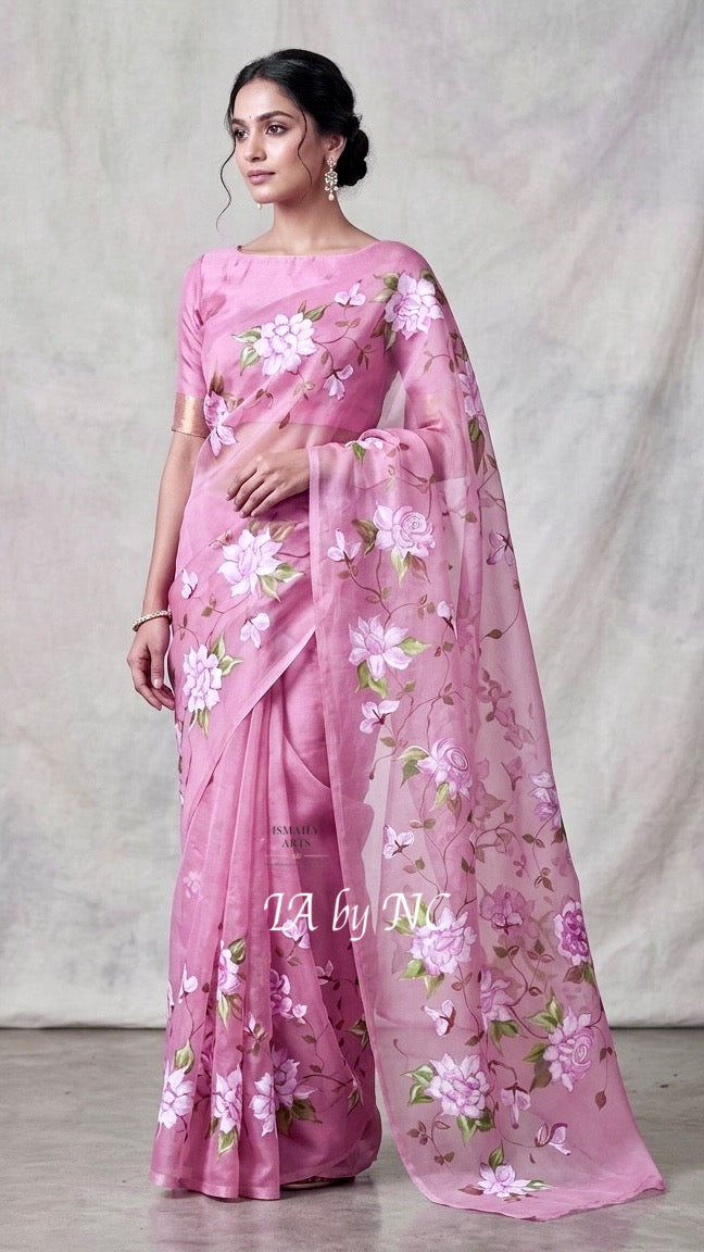 Taffy Banarasi Pure Kora Organza Saree