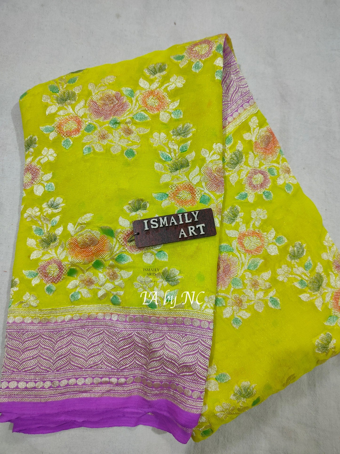Banarasi Pure Khaddi Georgette Dupatta