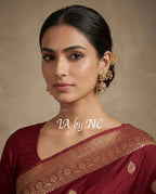 Sangria Banarasi Pure Kora Silk Kadwa Saree