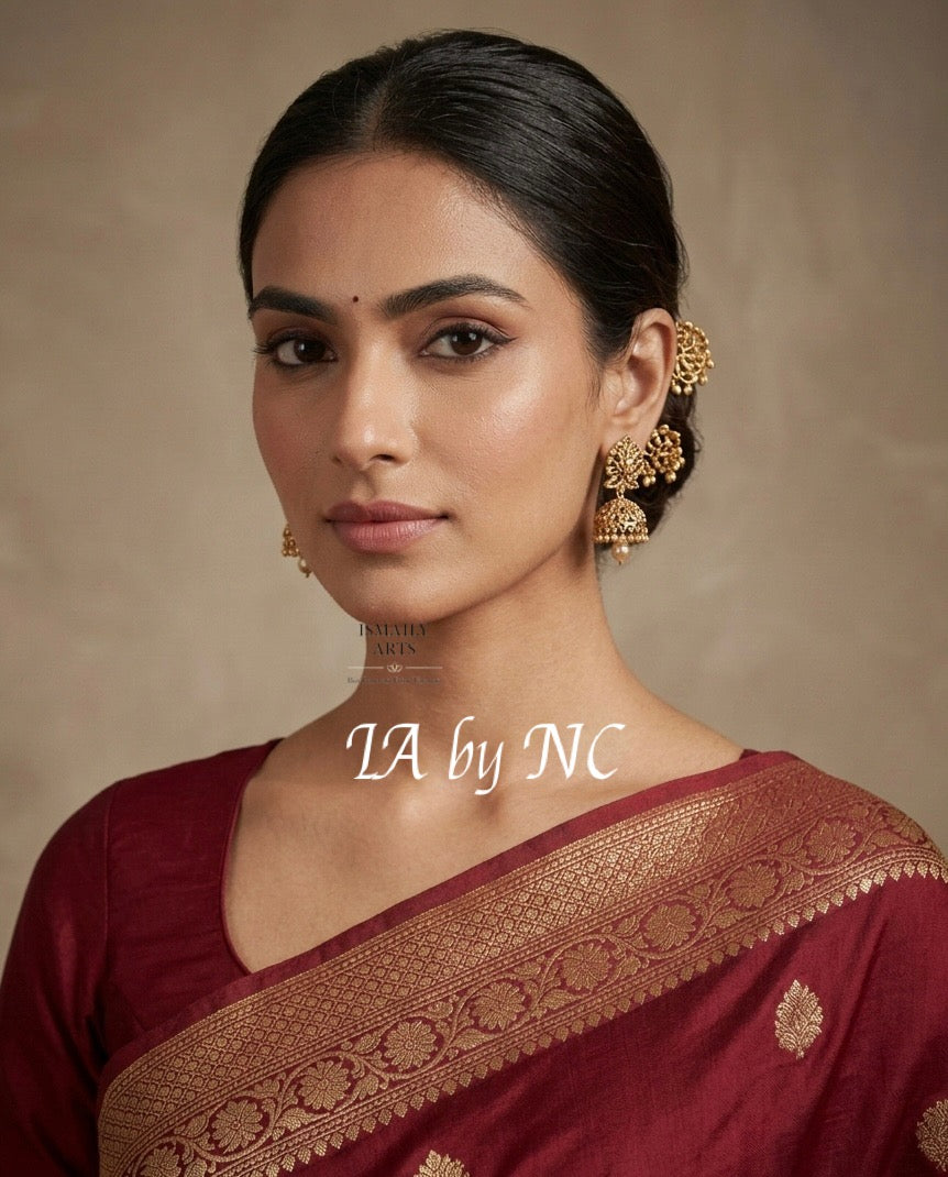 Sangria Banarasi Pure Kora Silk Kadwa Saree