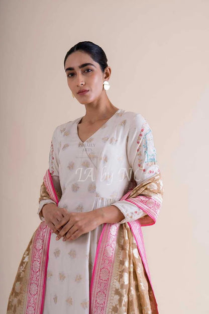 Banarasi Pure Khaddi Georgette Dupatta
