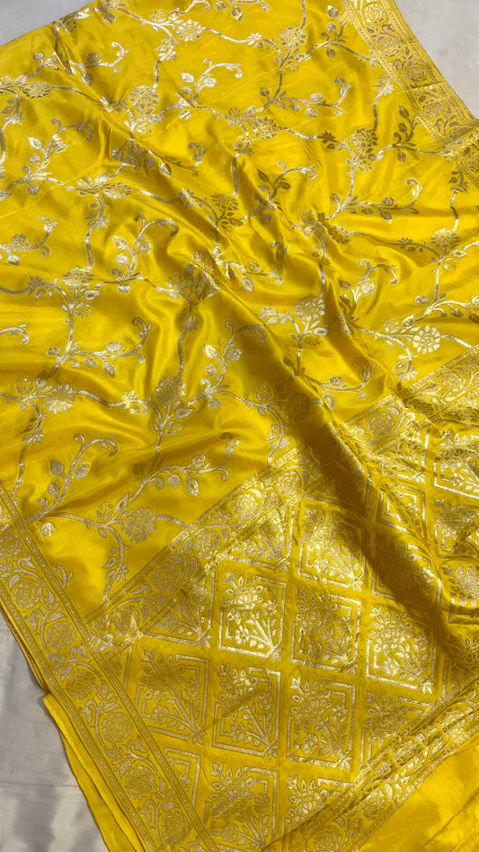 Banarasi Blend Pure Mashru Silk Saree
