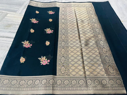 Banarasi Blend Khaddi Georgette Tilfi Saree