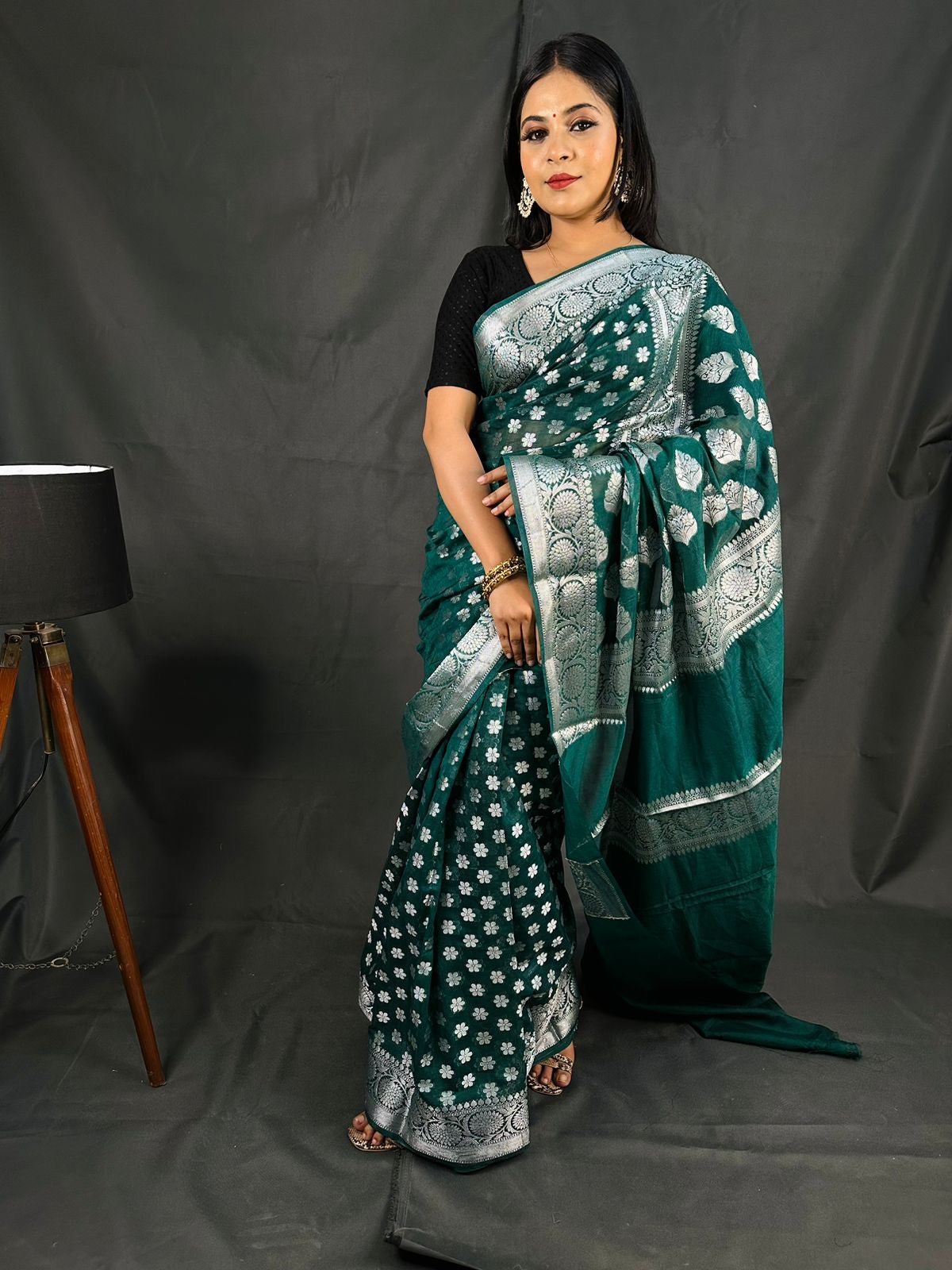 Banarasi Blend Khaddi Georgette Saree