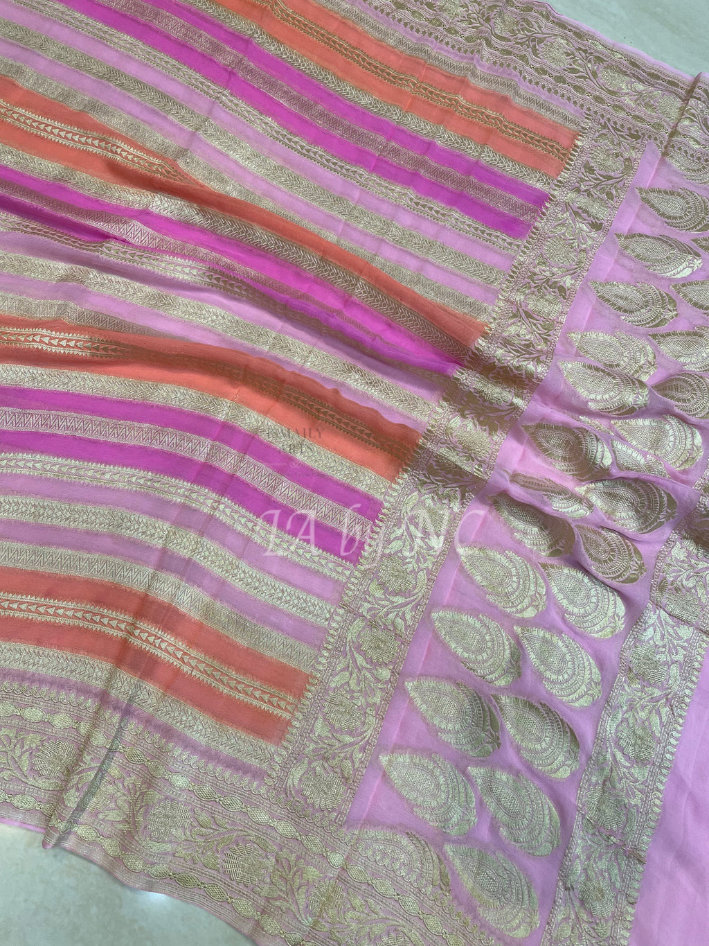 Taffy Banarasi Pure Khaddi Georgette Dupatta