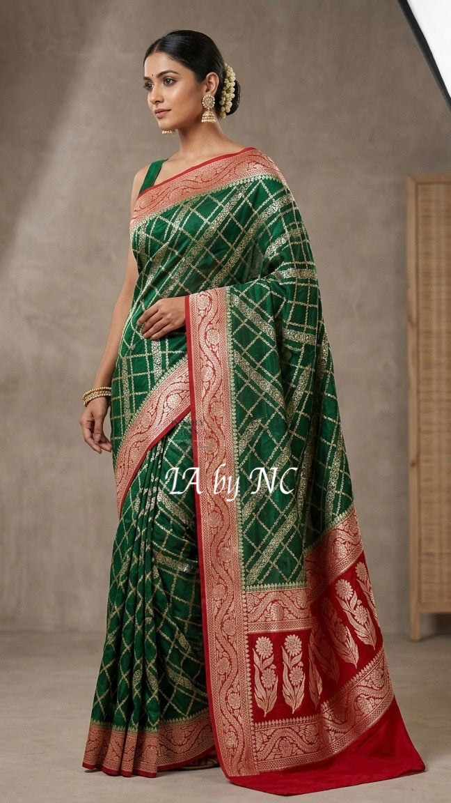 Sacramento Banarasi Pure Chiffon Georgette Saree