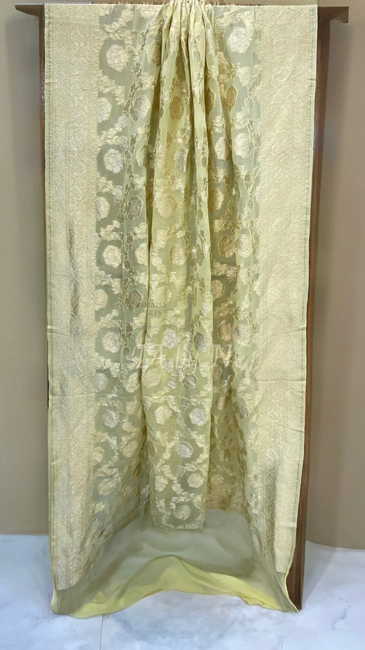 Laguna Banarasi Pure Khaddi Georgette Dupatta