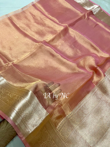 Punch Banarasi Pure Tissue Silk Saree