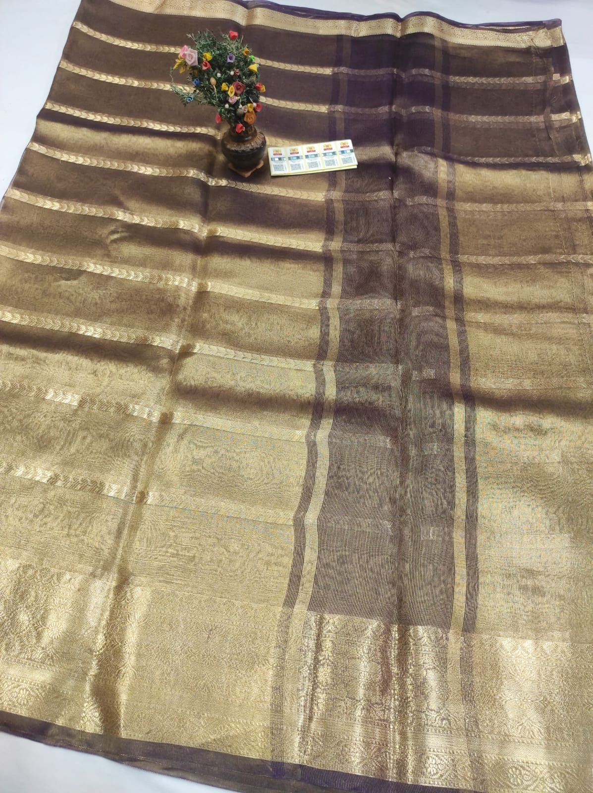 Hickory Banarasi Pure Tissue Silk Saree