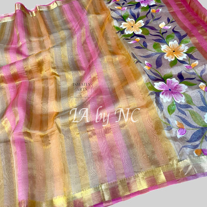 Rani Banarasi Pure Tissue Silk Saree