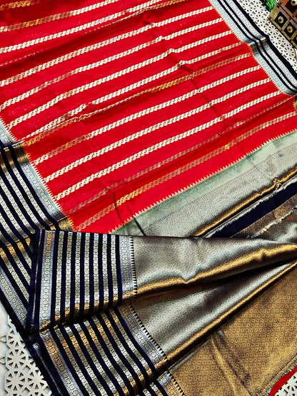 Banarasi Blend Silk Georgette Saree