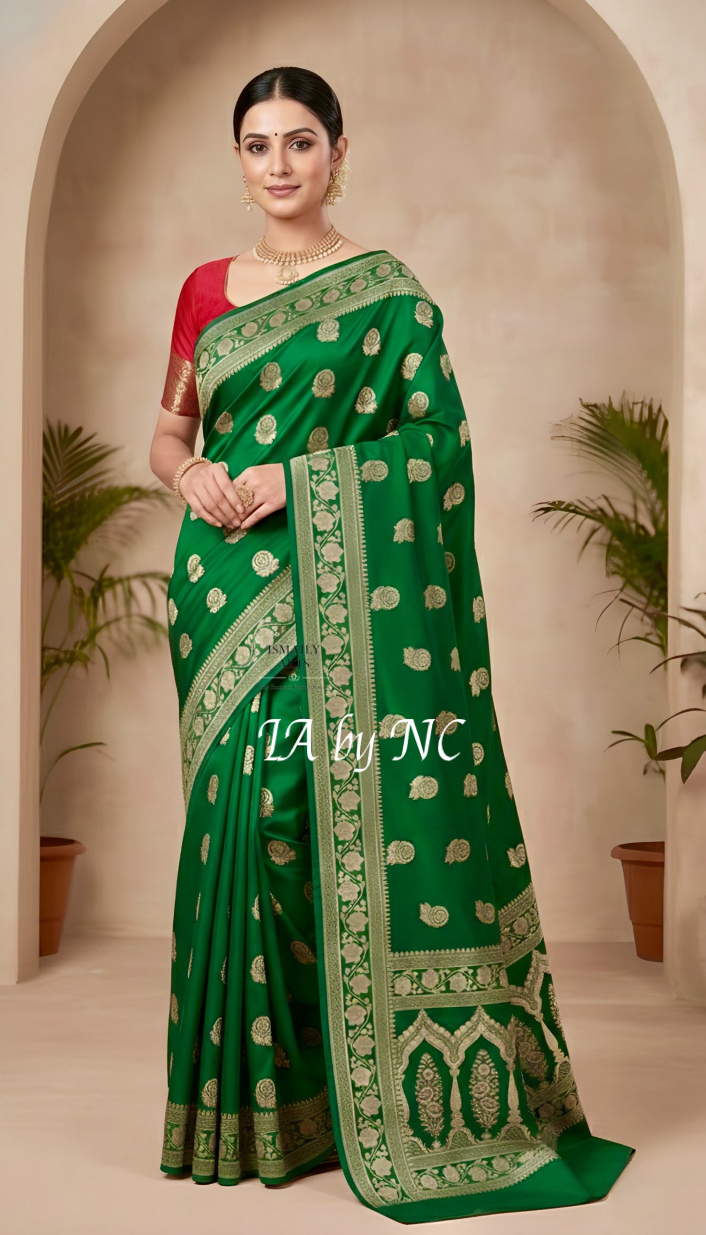 Sacramento Banarasi Mashru Katan Silk Saree