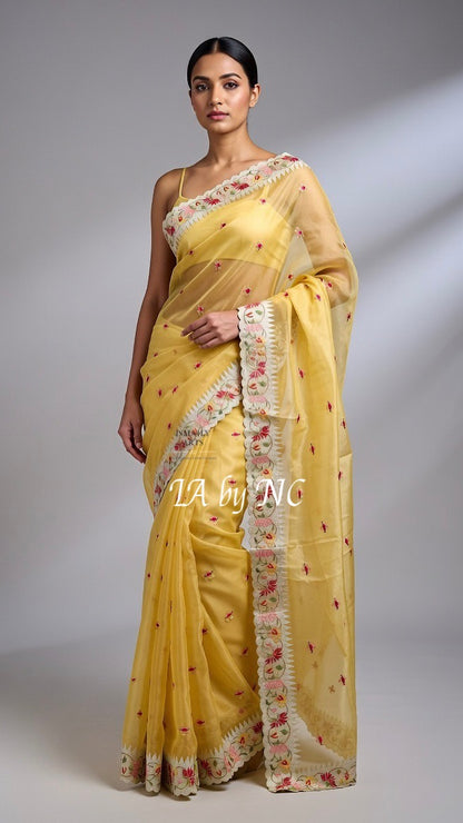 Tuscany Banarasi Pure Tissue Silk Designer Saree