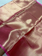 Punch Banarasi Pure Tissue Silk Brocade Saree