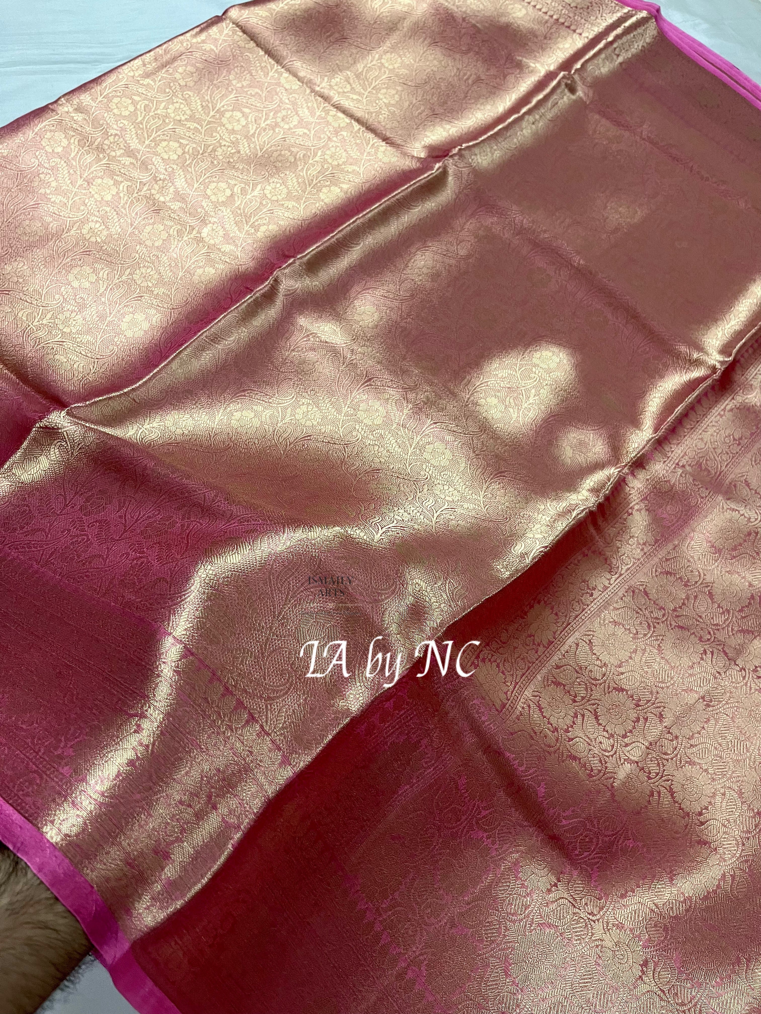 Punch Banarasi Pure Tissue Silk Brocade Saree