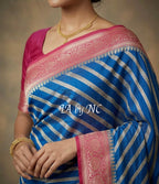Yale Banarasi Pure Chiffon Georgette Saree