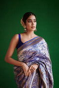 Jahnvi Kapoor Royal Banarasi Pure Katan Silk Pattu Brocade Saree