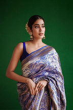 Jahnvi Kapoor Royal Banarasi Pure Katan Silk Pattu Brocade Saree