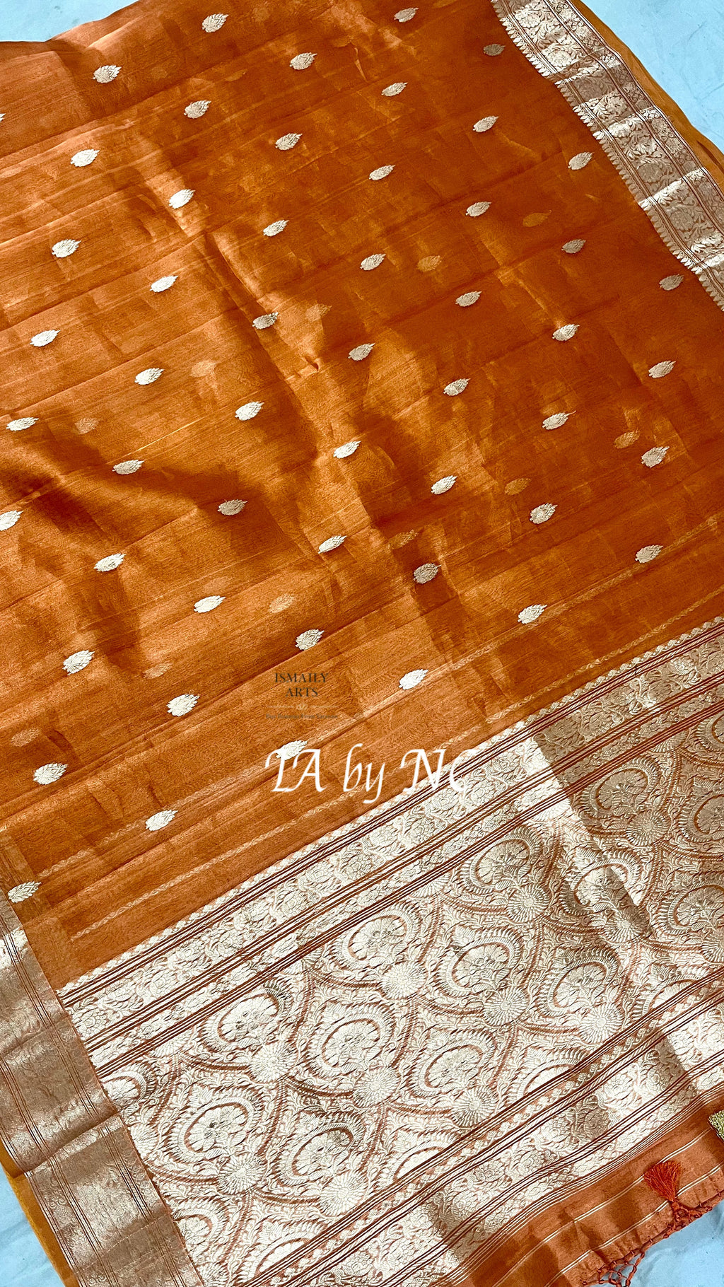 Tiger Banarasi Pure Tissue Silk Sona Rupa Kadwa Saree