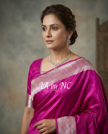 Rani Banarasi Pure Tissue Silk Saree