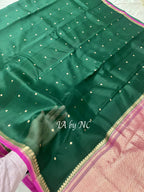 Sacramento Banarasi Pure Kora Silk Kadwa Saree