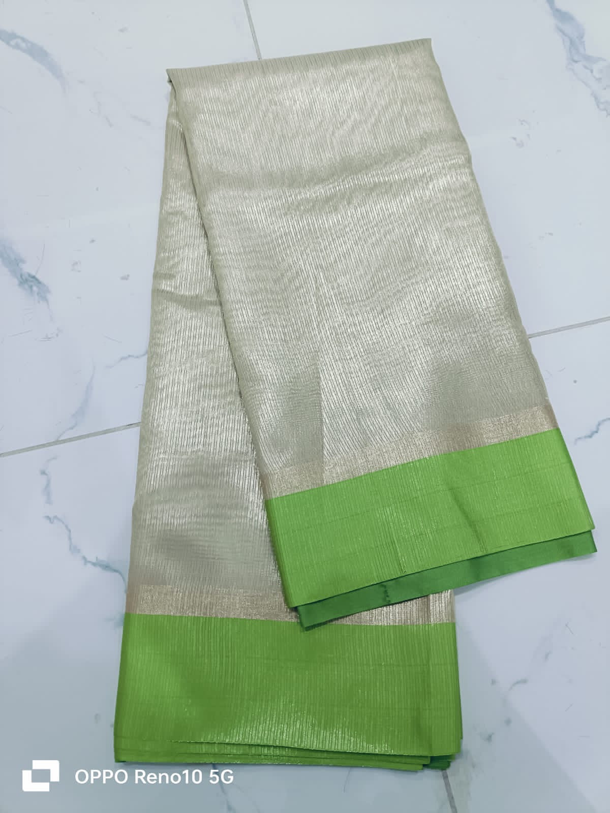 Nayanthara Inspired Banarasi Blend Tissue Brocade Saree