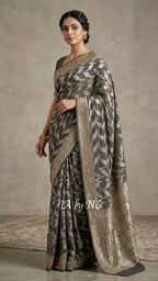 Ash Banarasi Pure Khaddi Georgette Saree