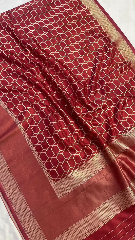 Banarasi Blend Pure Mashru Silk Saree