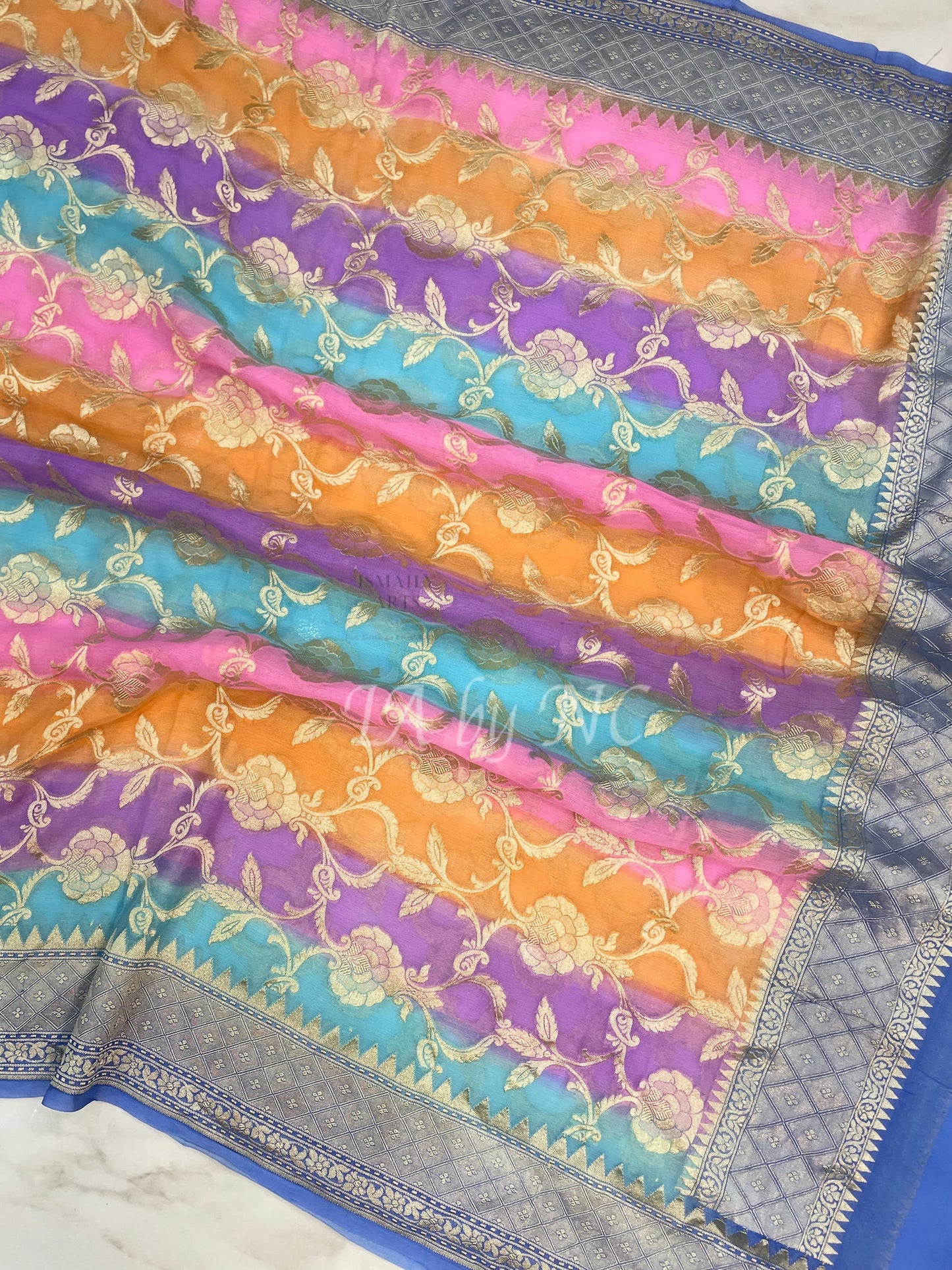Banarasi Pure Khaddi Georgette Dupatta