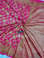 Rani Banarasi Pure Khaddi Georgette Saree