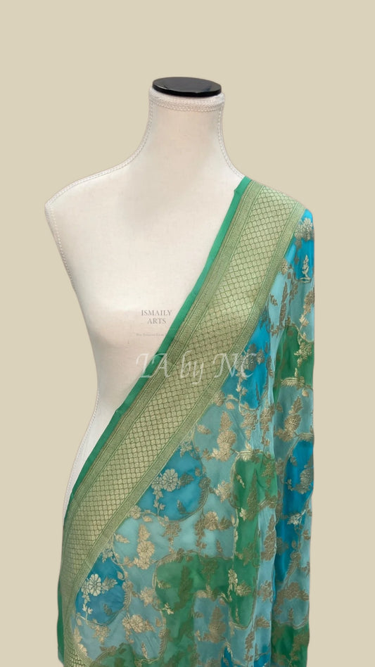 Banarasi Pure Khaddi Georgette Dupatta
