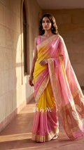 Banarasi Pure Khaddi Georgette Kadwa Saree