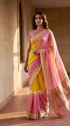 Banarasi Pure Khaddi Georgette Kadwa Saree