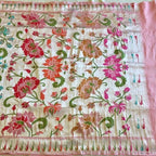 Baby Banarasi Pure Khaddi Tussar Georgette Brocade Saree