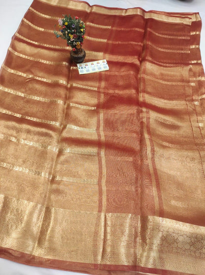 Persian Banarasi Pure Tissue Silk Saree