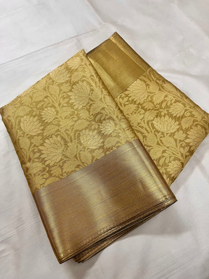 Nita Ambani inspired Banarasi Blend Tissue Brocade Saree