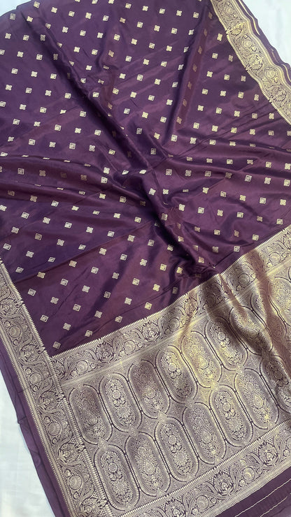 Banarasi Blend Pure Mashru Silk Saree