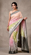 Black Banarasi Pure Khaddi Georgette Saree