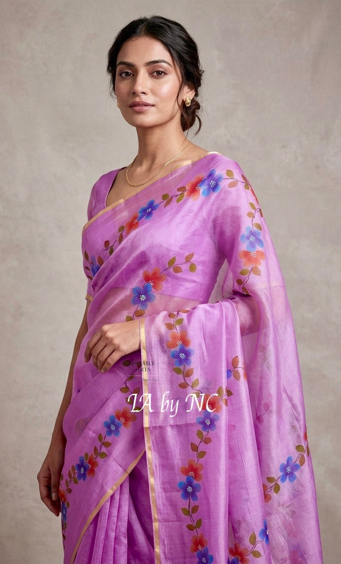 Rich Banarasi Pure Kora Silk Saree