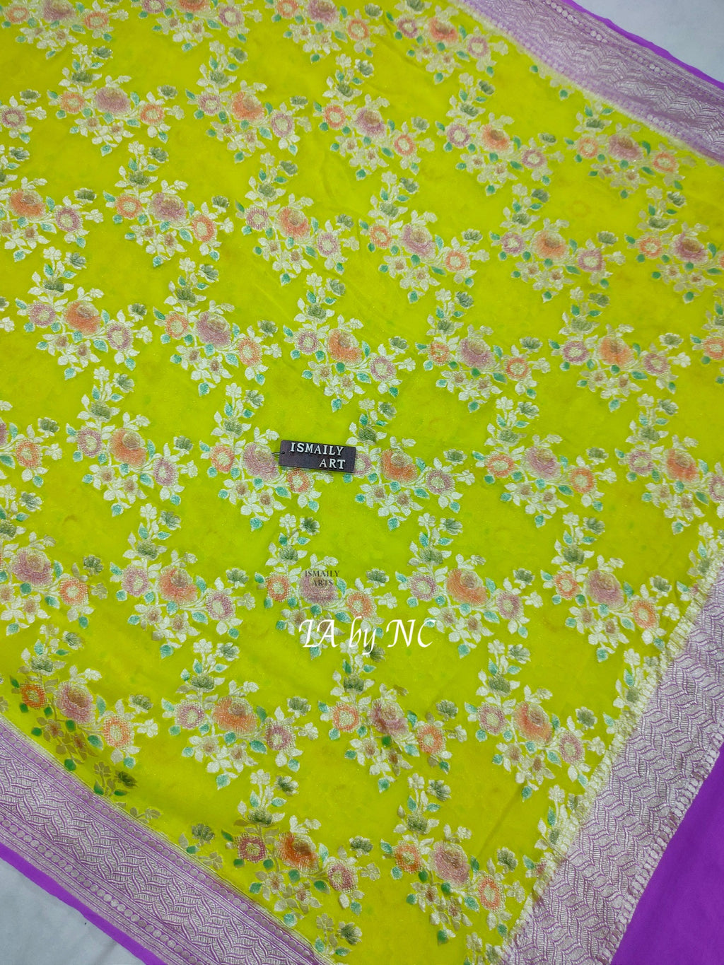 Banarasi Pure Khaddi Georgette Dupatta