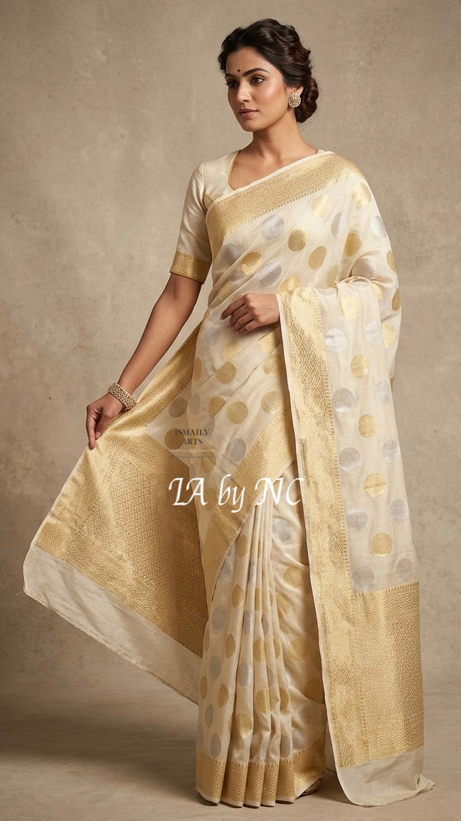 Natural Banarasi Pure Munga Silk Saree