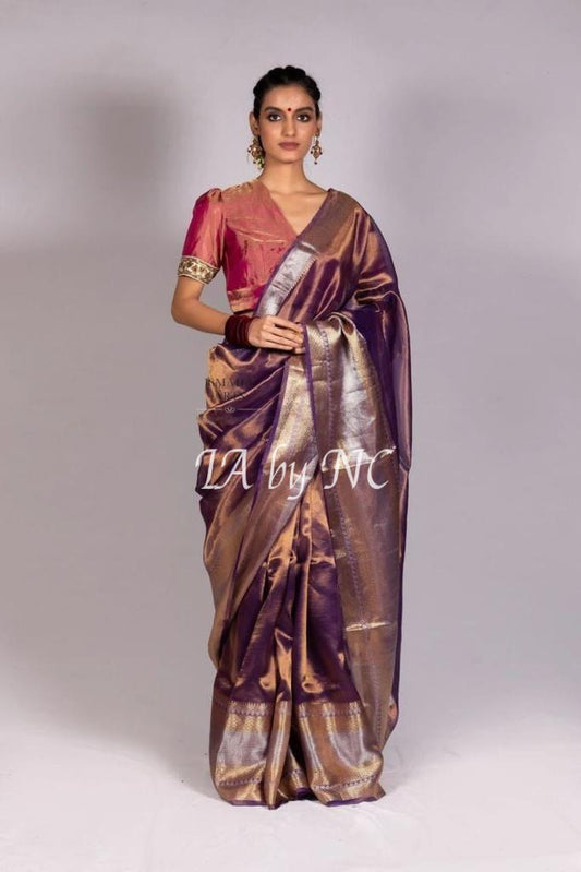 Byzantine Banarasi Pure Tissue Silk Saree