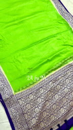 Kelly Banarasi Pure Chiffon Georgette Saree