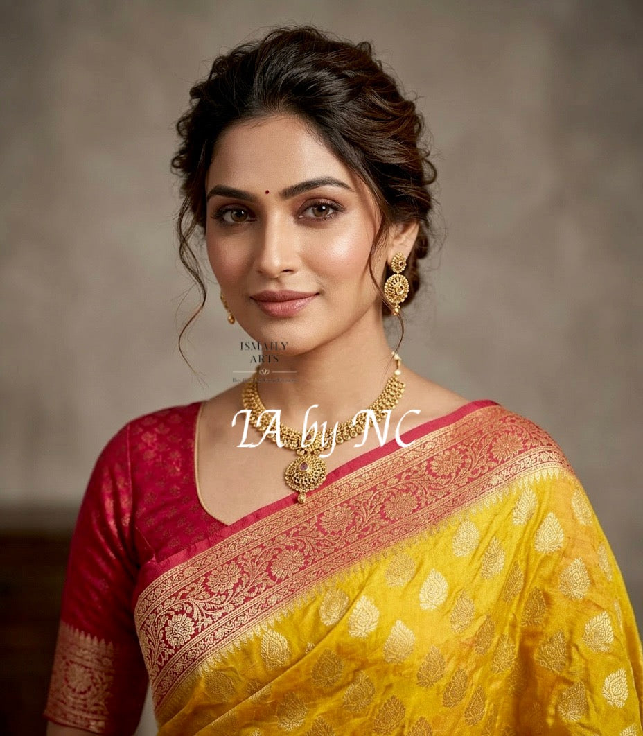 Amber Banarasi Pure Chiffon Georgette Saree