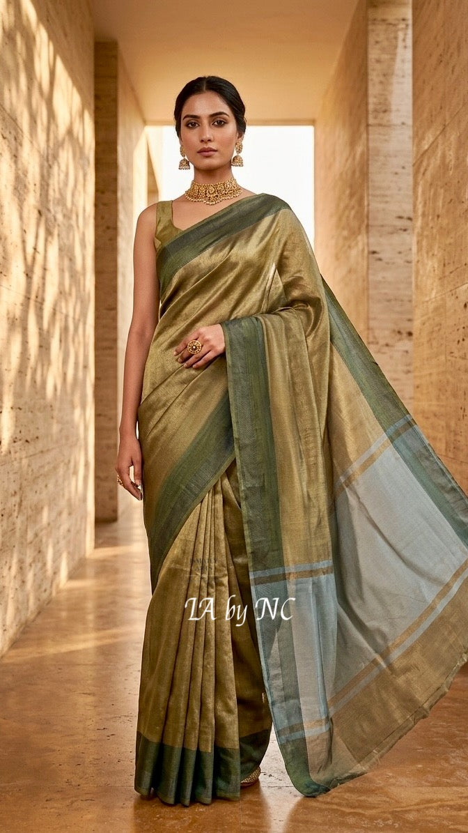 Sacramento Banarasi Pure Tissue Silk Saree