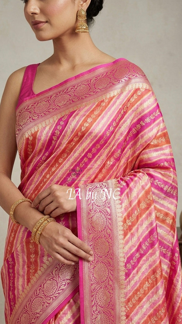 Punch Banarasi Pure Chiffon Georgette Saree