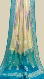 Olympic Banarasi Pure Khaddi Georgette Kadwa Saree