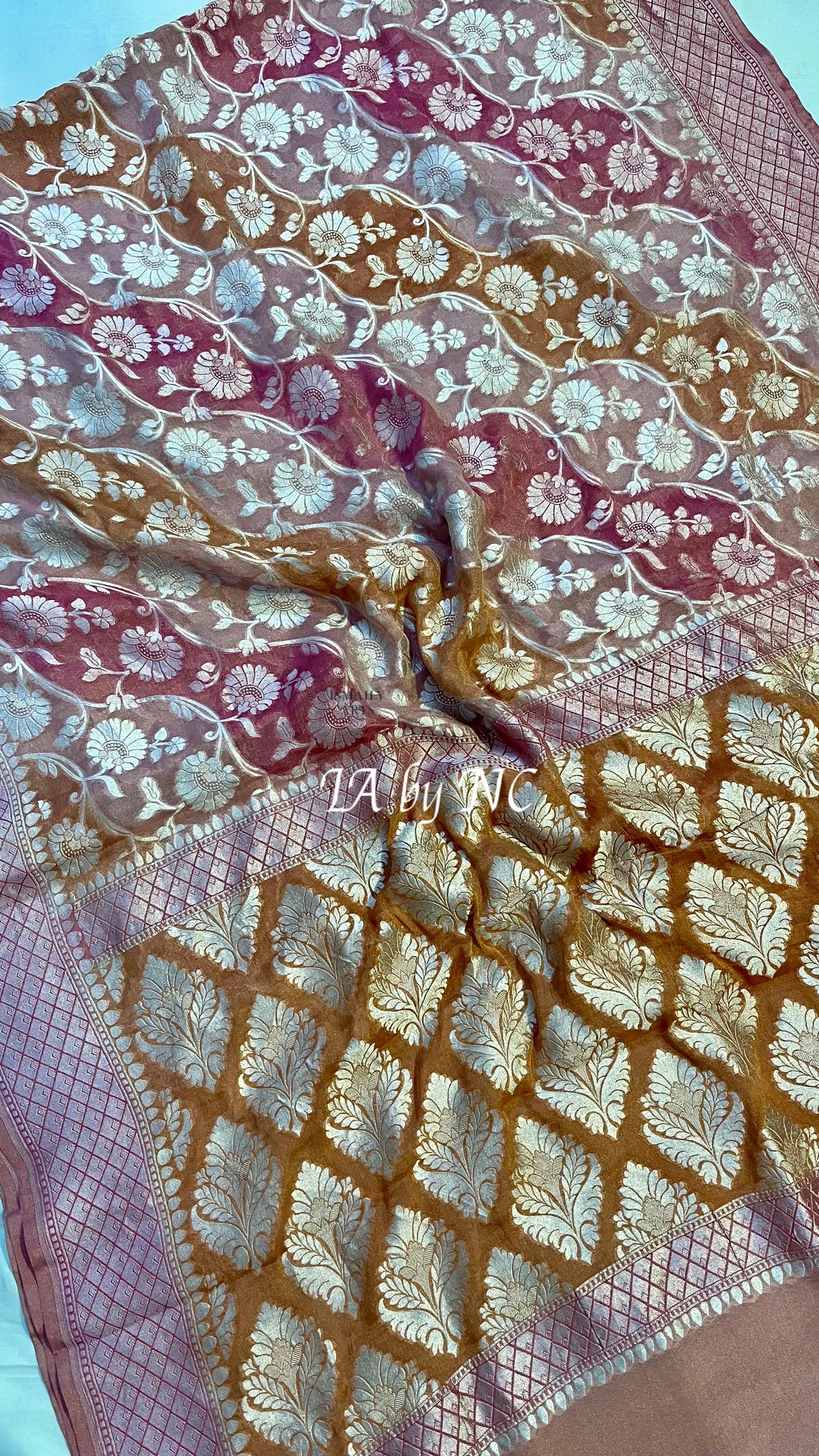 Banarasi Pure Khaddi Georgette Saree