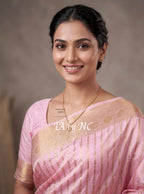Baby Banarasi Pure Katan Silk Kadwa Raw Mango Pattu Saree